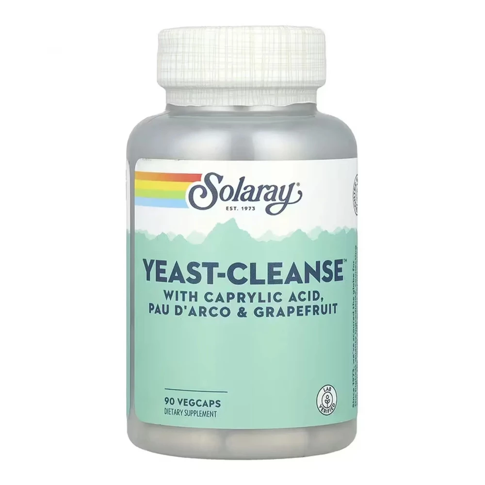 Комплекс для очищення Solaray Yeast Cleanse - 90 vcaps