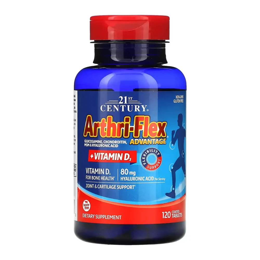 Комплекс для суглобів 21st Century ArthriFlex + D3 - 120 tabs