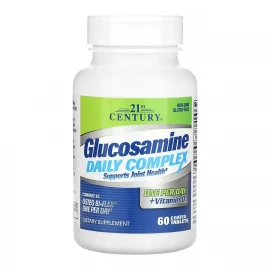 Комплекс для суглобів 21st Century Glucosamine Daily Complex + D - 60 tabs