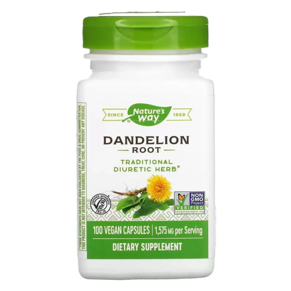 Корень Одуванчика Nature's Way Dandelion Root - 100 vcaps