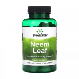 Листя німу Swanson Neem Leaf 500 mg - 100 caps