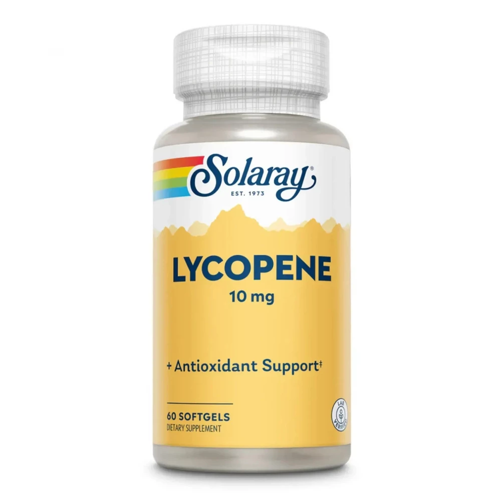Лікопін Solaray Lycopene 10 mg - 60 vcaps
