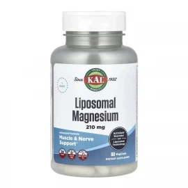 Магний KAL Liposomal Magnesium 210 mg - 60 vcaps
