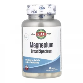 Магний KAL Magnesium Broad Spectrum - 60 tabs