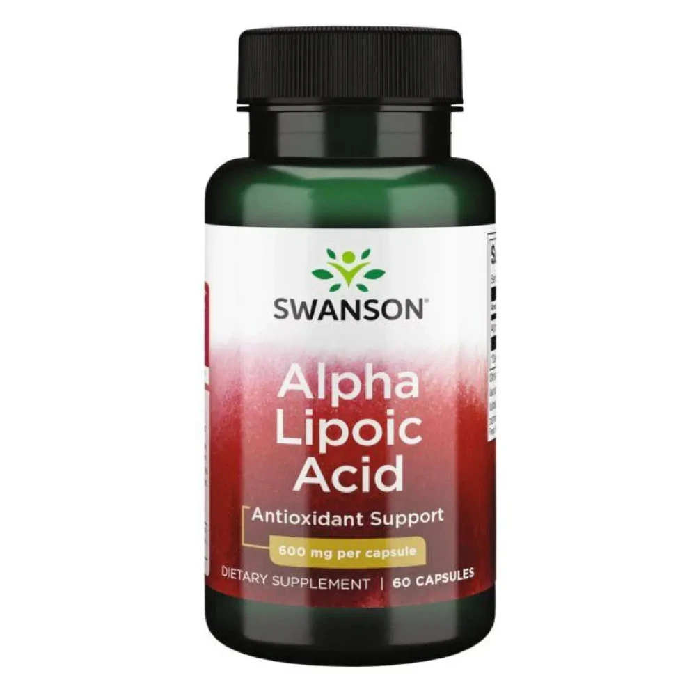 Альфа-липоевая кислота Swanson Alpha Lipoic Acid 600 mg - 60 caps