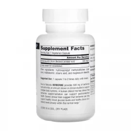 Берберин Source Naturals Berberine 500 mg - 60 vcaps