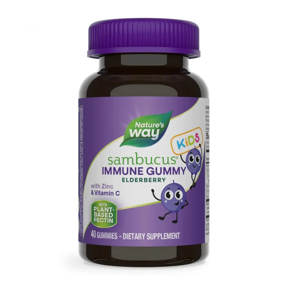 Бузина Nature's Way Sambucus Kids Immune Gummy - 40 gummies