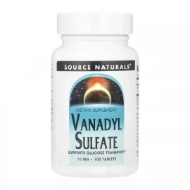 Ванадил сульфат Source Naturals Vanadyl Sulfate 10 mg — 100 tabs