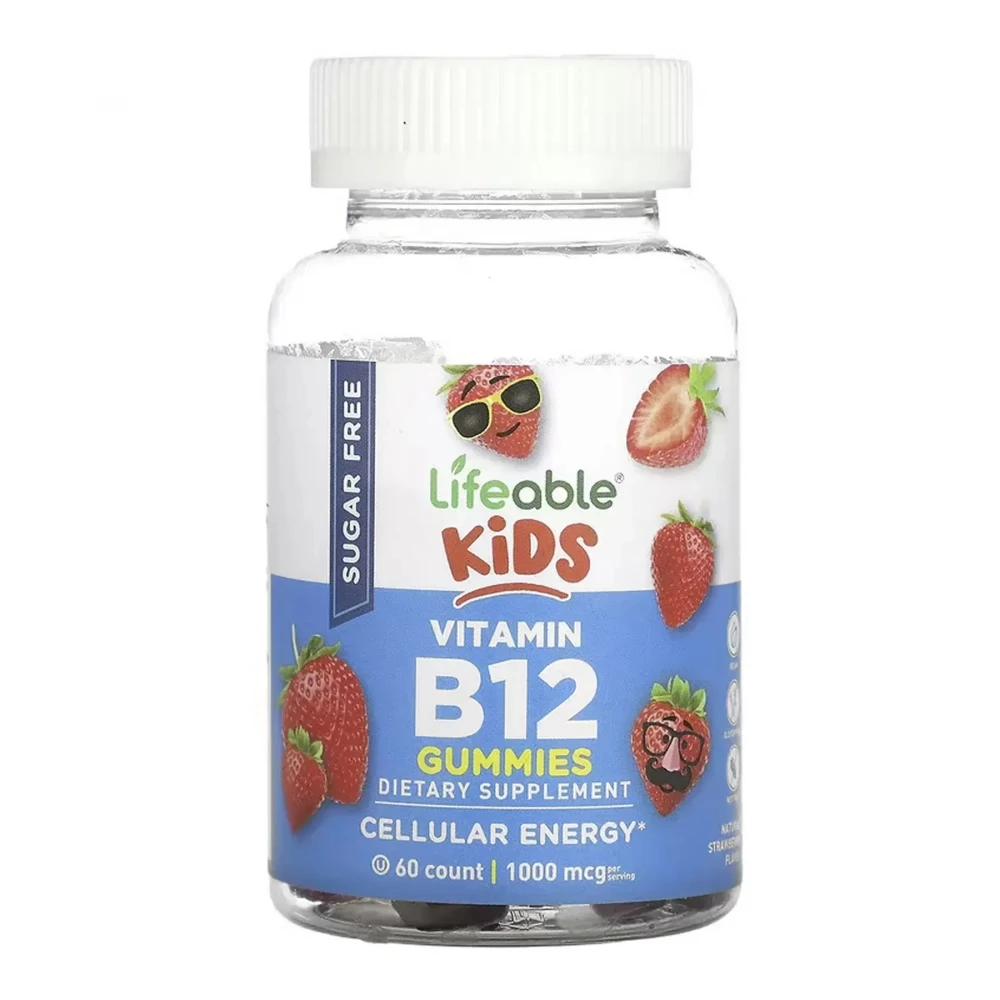 Витамин B12 Lifeable Vitamin B12 Kids — 60 gummies