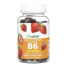 Вітамін B6 Lifeable Vitamin B6 Adult — 60 gummies