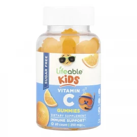 Вітамін C Lifeable Vitamin C Kids Sugar Free — 60 gummies