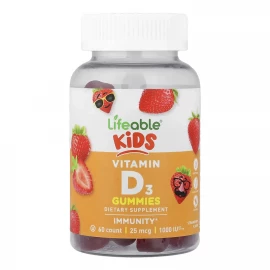 Вітамін D Lifeable Vitamin D Kids — 60 gummies