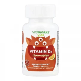 Вітамін D Lifeable VitaWorks Kids Vitamin D — 120 chewables