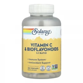 Вітамін С та біофлавоноїди Solaray Vitamin C & Bioflavonoids 1:1 500 mg — 250 vcaps