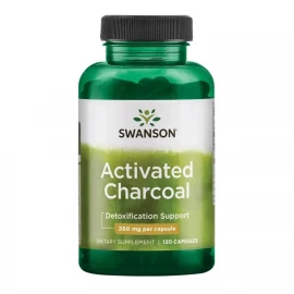 Активоване вугілля Swanson Activated Charcoal 260 mg - 120 caps
