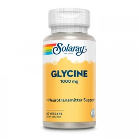 Гліцин Solaray Glycine Free Form 1000 mg - 60 vcaps
