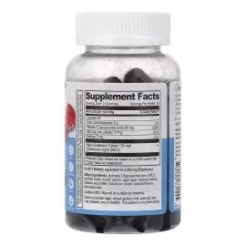 Добавка Lifeable Sambucus Elderberry + Vitamin C and Zinc Kids Sugar Free — 60 gummies