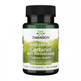 Индол-3-карбинол Swanson Indole-3-Carbinol with Resveratrol 200 mg - 60 caps