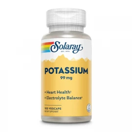 Калій Solaray Potassium 99 mg - 100 vcaps