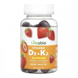 Комплекс витаминов Lifeable Vitamin D3 + K2 Adult — 60 gummies