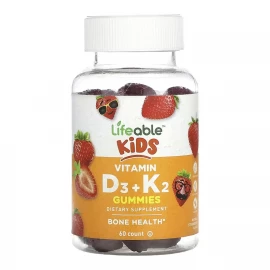Комплекс вітамінів Lifeable Vitamin D3 + K2 Kids — 60 gummies