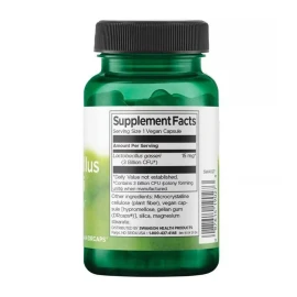 Лактобактерии Swanson Lactobacillus Gasseri 3 Billion Cfu - 60 vcaps