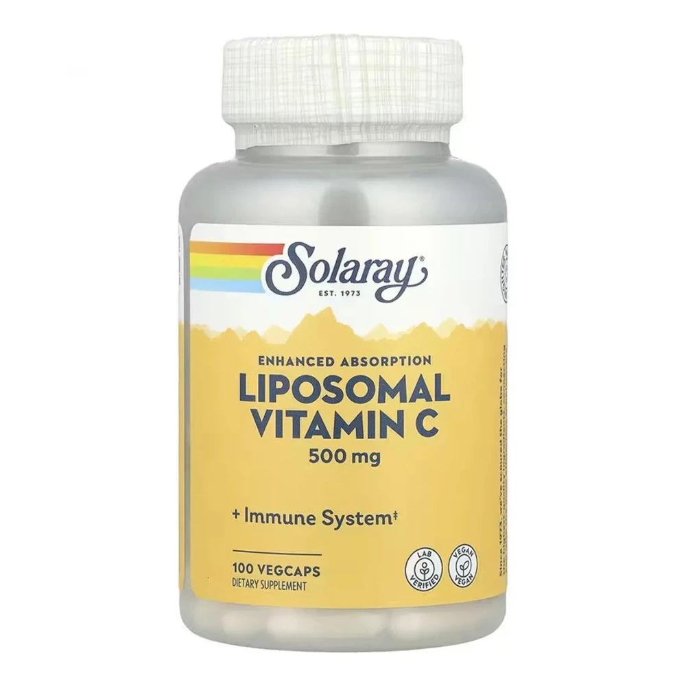Ліпосомальний вітамін С Solaray Liposomal Vitamin C 500 mg — 100 vcaps