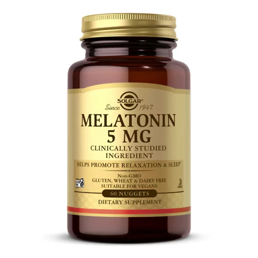 Мелатонін Solgar Melatonin 5 mg - 60 nuggets