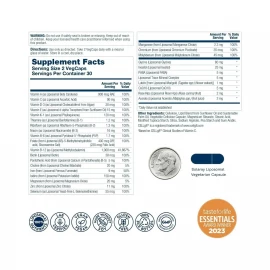 Мультивітаміни Solaray Liposomal Multivitamin Universal - 60 vcaps