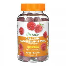 Мультикомплекс Lifeable Calcium Magnesium & Zinc + Vitamin D Adult — 90 gummies