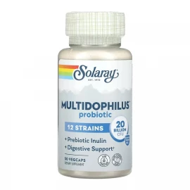 Пробіотик Solaray Multidophilus Probiotic 12 Strains - 50 vcaps