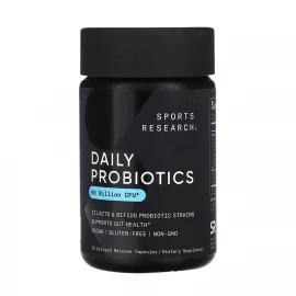 Пробіотик Sport Research Daily Probiotics with Prebiotics 60 Billion CFU - 30 veggie capsules