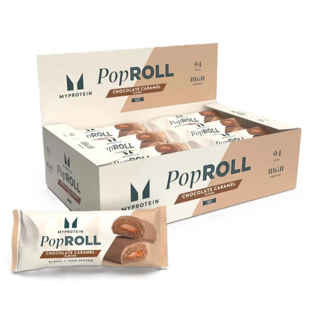 Протеїнові батончики Myprotein Pop Roll - 12x27 g