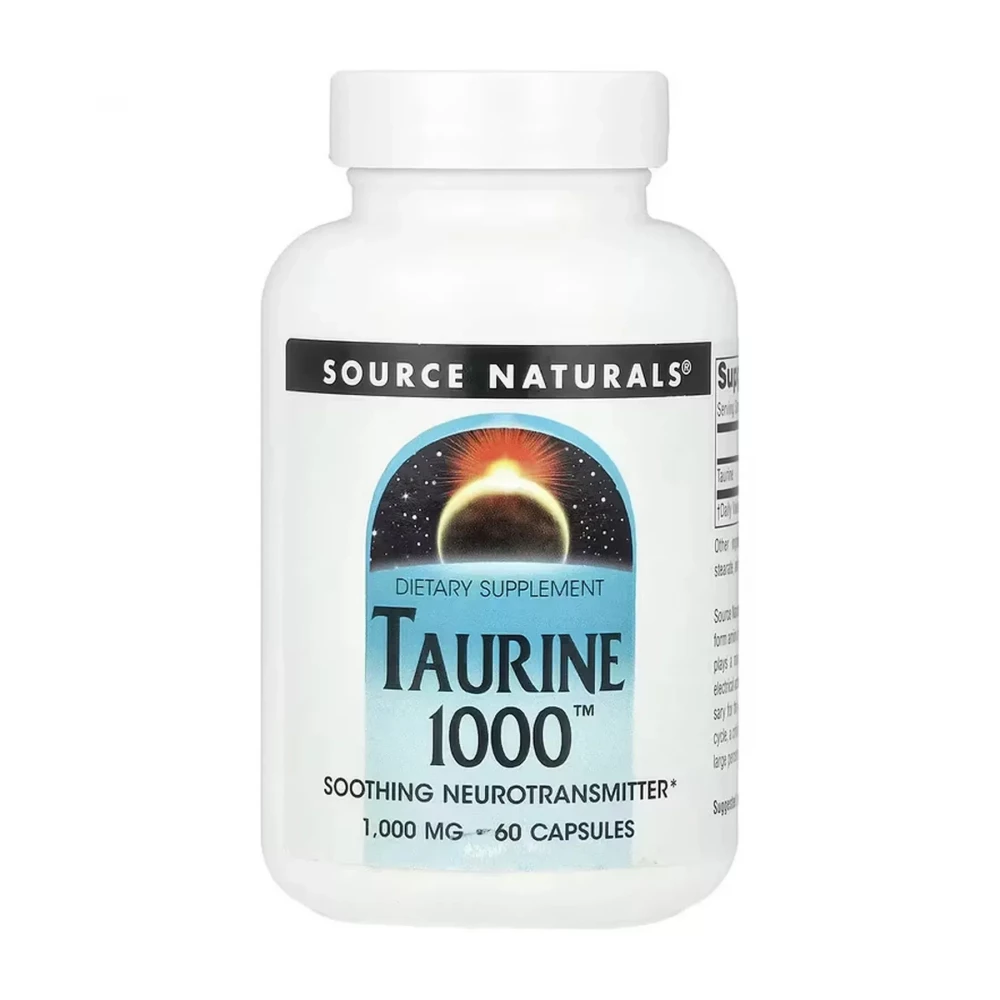 Таурин Source Naturals Taurine 1000™ 1000 mg - 60 caps