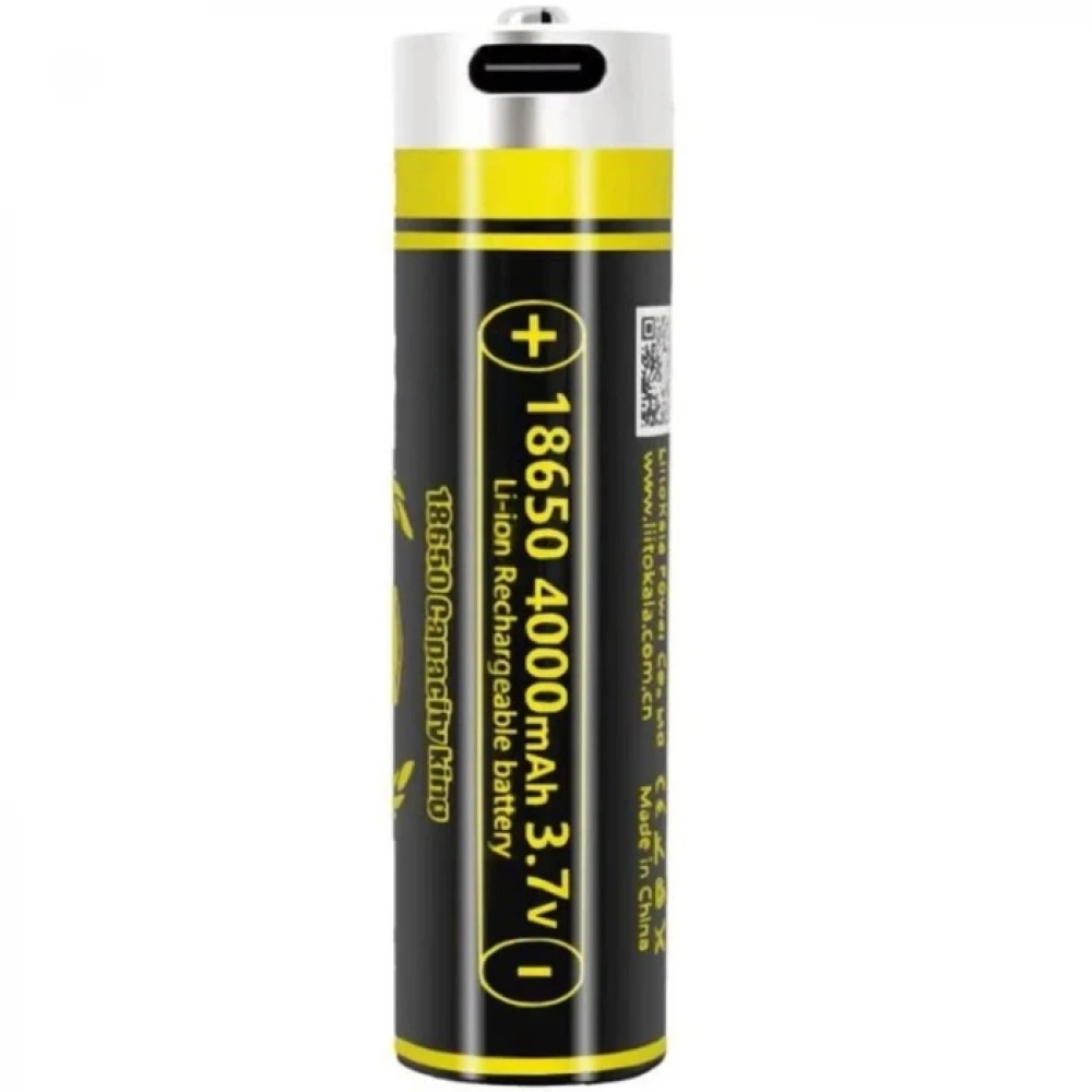 Аккумулятор LiitoKala USB-King4000 18650 4000 mAh с USB