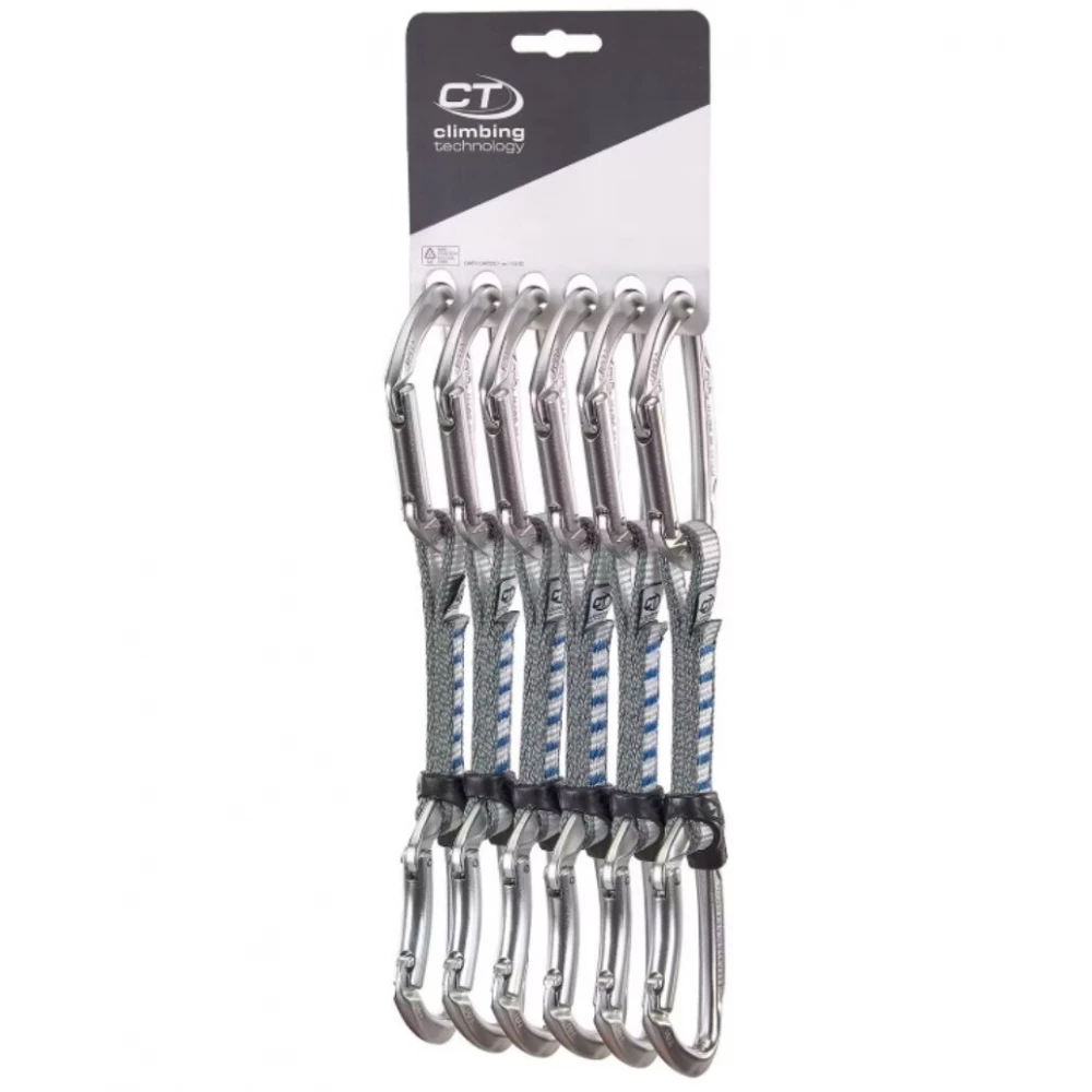 Комплект відтяжок з карабінами Climbing Technology Lime Set NY 12 cm
