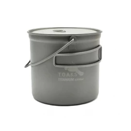 Каструля з розкладними ручками Toaks Titanium 1100 ml Pot with Bail Handle