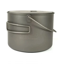 Каструля з розкладними ручками Toaks Titanium 1600 ml Pot with Bail Handle