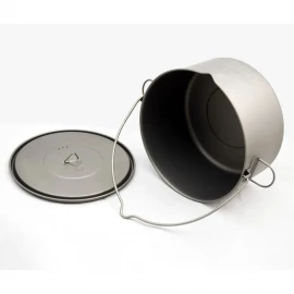 Каструля з розкладними ручками Toaks Titanium 2000 ml Pot with Bail Handle