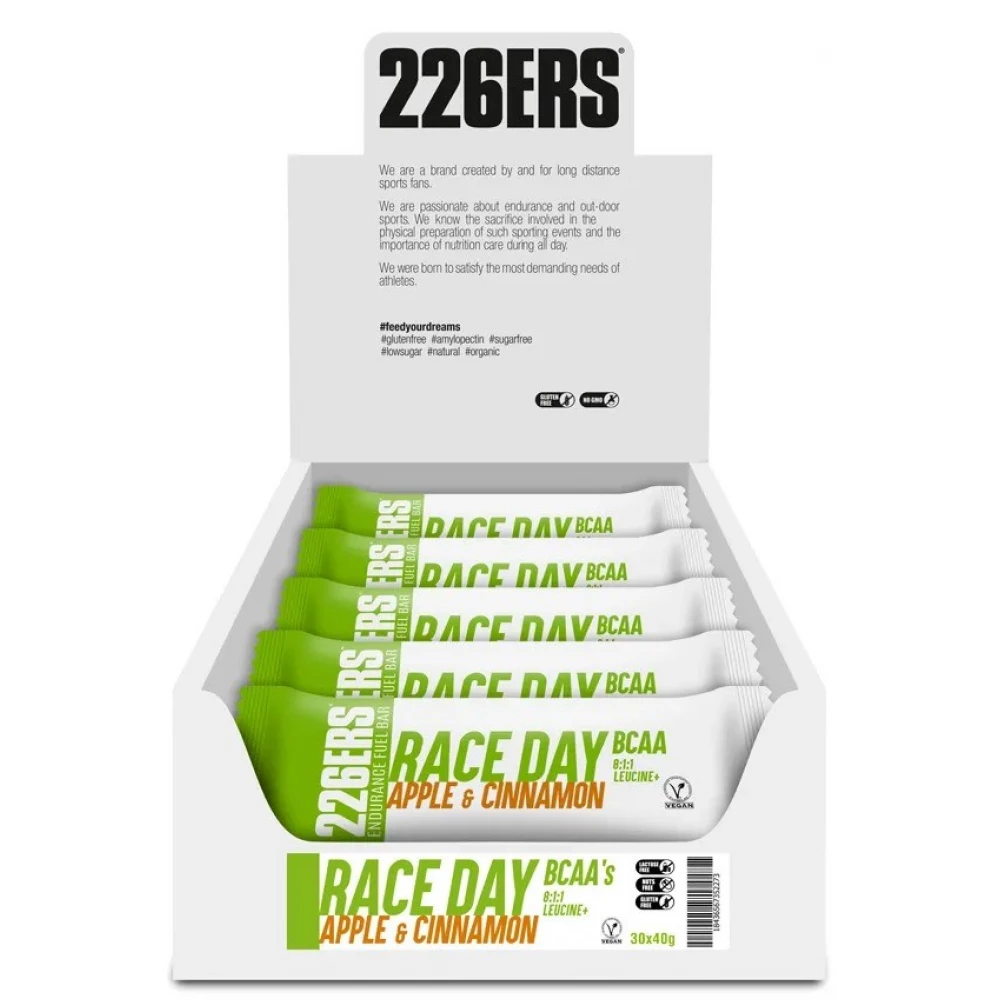 Батончик енергетичний 226ERS Race Day Energy BCAA 40 г (30 шт/уп)