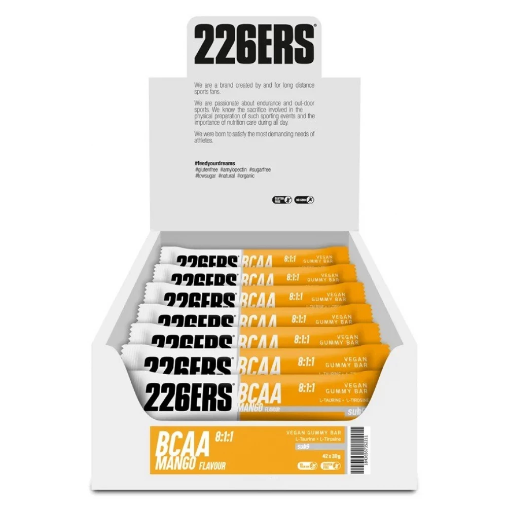 Батончик-желе 226ERS Vegan Gummy Electrolytes BCAA 30 г (42 шт/уп)
