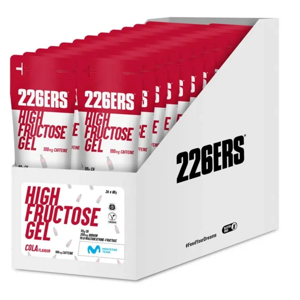 Гель 226ERS High Fructose з кофеїном 100 мг 80 г (24 шт/уп)