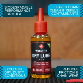 Смазка для цепи Weldtite 03135 Dry Lube 100 мл