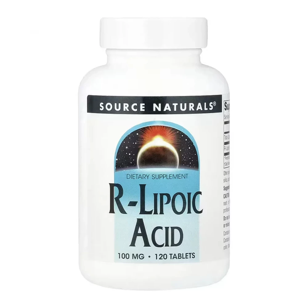 R-Ліпоєва кислота Source Naturals R-Lipoic Acid 100 mg - 120 tabs