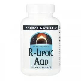 R-Ліпоєва кислота Source Naturals R-Lipoic Acid 100 mg - 120 tabs