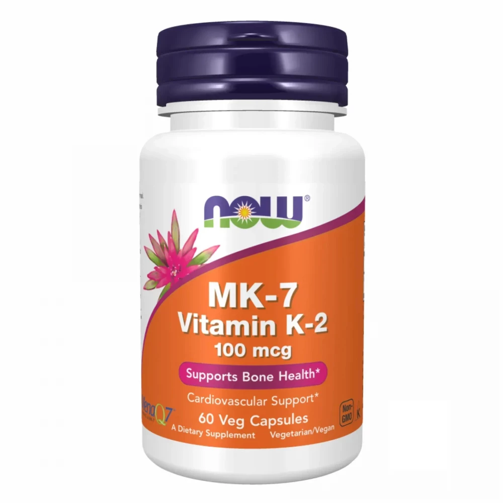 Витамины Now Foods Vitamin K-2 (MK7) 100 mcg - 60 vcaps