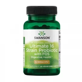 Лактобактерии Swanson Lactobacillus Rhamnosus with Fos 5 Billion Cfu - 60 Qualicaps