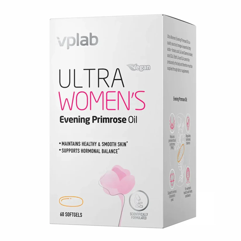 Масло вечерней примулы VPLab Ultra Women's Evening Primrose oil - 60 softgels