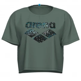 Футболка Arena Crop Tee Printed Wmn