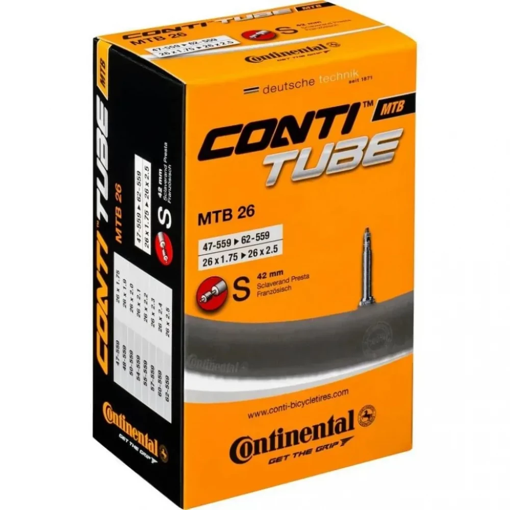 Камера Continental MTB 26 x 1.75-2.5 FV 42 mm